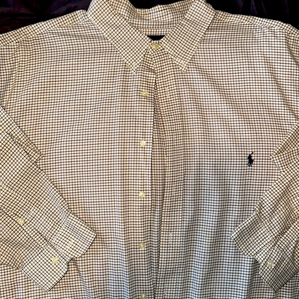Big and Tall Ralph Lauren Polo - Classic Button Down Shirt